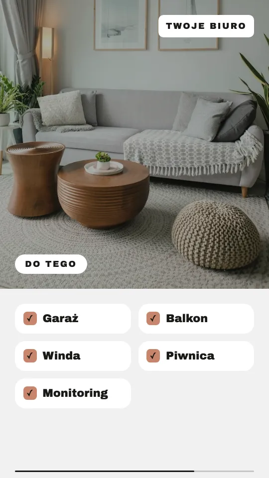 Lista dodatków, szablon Karta